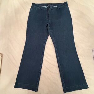 Talbots Women's Dark Blue Wide Leg Jeans